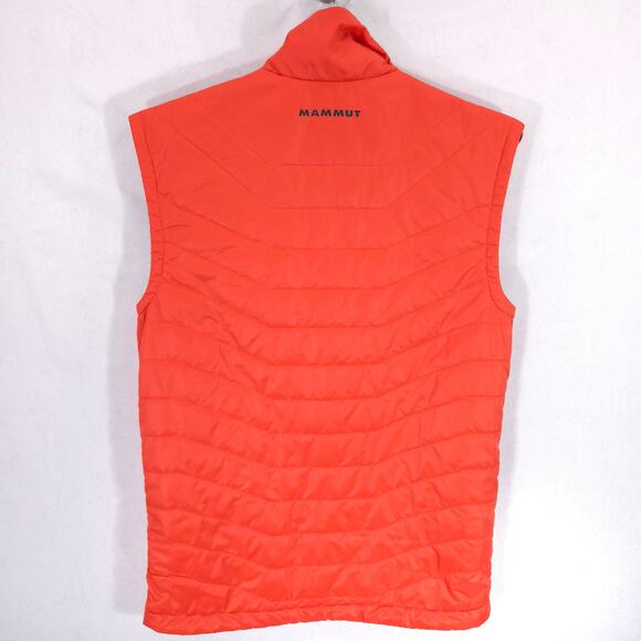 Mammut Kinnerly Vest Mens S Spicy Red Pertex Quantum Quilted Puffer Lined Filled - Picture 9 of 14